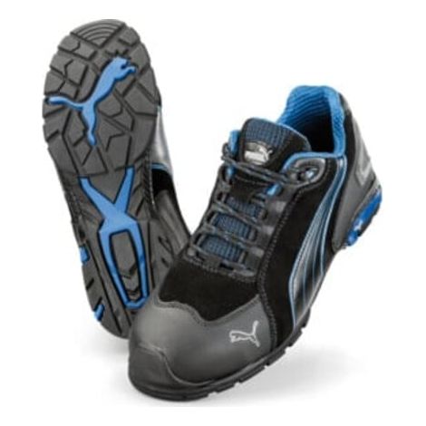 ISM Sicherheitsschuh EN20345 S3 Rio Black Low Gr.45 Veloursleder Aluminiumkappe