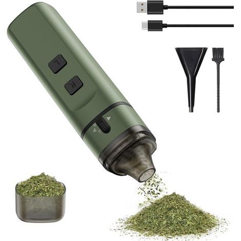 Elektrische Gewürzmühle – USB-aufladbar, automatisch – Tragbare Küchenmühle (1/5)