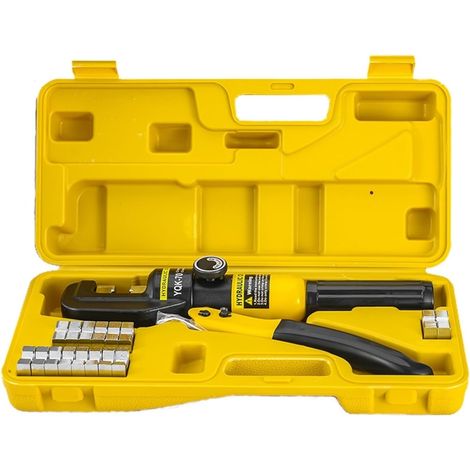 Pince à sertir hydraulique 4-70 mm², pression manuelle 8T, outils hydrauliques domestiques, pince à sertir for borne de câble (1/5)