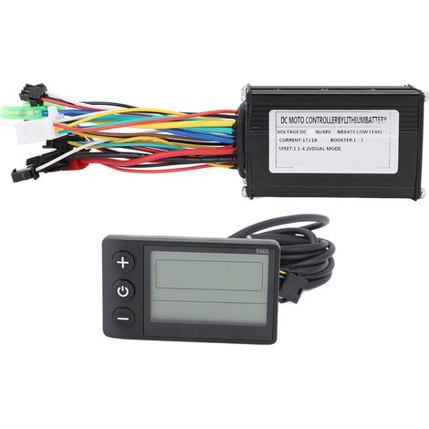 Kit de conversion batterie lithium vélo électrique 3 modes contrôleur 17A avec écran S866 pour moteur 250W à 350W (1/5)