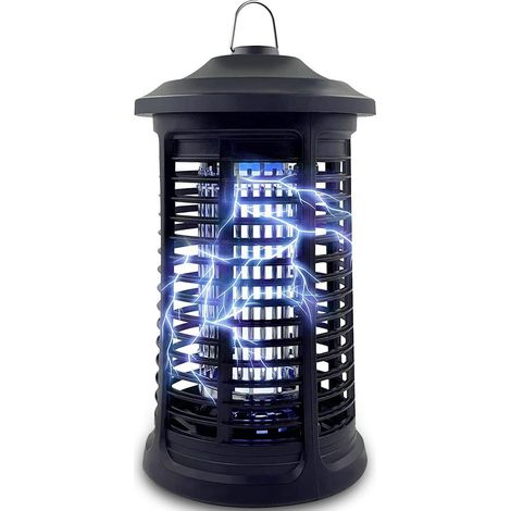 [NON UTILIZZATO] Lampada elettrica anti-zanzare per interni ed esterni, trappola per insetti volanti impermeabile ad alta potenza da 4200 V, lampadina repellente per zanzare, insetticida.