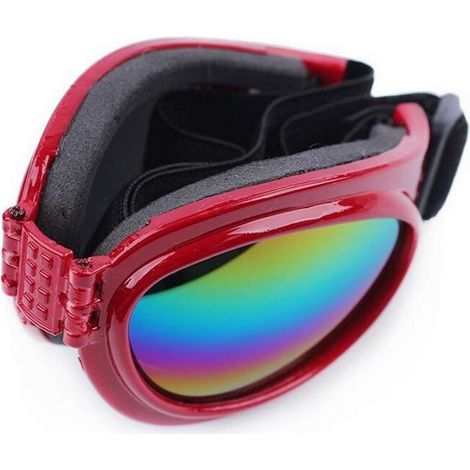 Lunettes de soleil imperméables pour animaux de compagnie (rouge) (1/2)