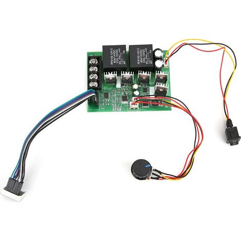 Drehzahlregler für Gleichstrommotoren, PWM-Bürstensteuerung, Vorwärts-/Rückwärtslaufschalter, 12 V/24 V/36 V, 40 A (1/5)
