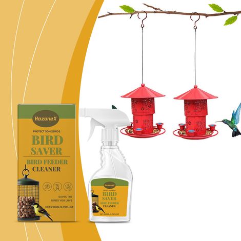 Vogelfutterhausreiniger, sanft zu Vögeln, desodorierend und erfrischend – 200 ml -- BIEMMEDUE (1/5)