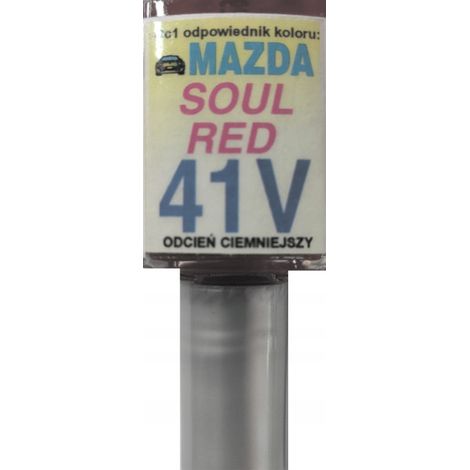 Kit di riparazione graffi per vernice auto Mazda 41V Soul RED 10 ml Arasystem (1/5)