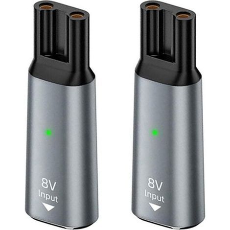 Adaptateur de Chargeur de Rasoir 8V HQ850 Type-C Convertisseur de Charge pour Tondeuse à Barbe électrique pour One Blade QP2530 QP2630 A (1/2)