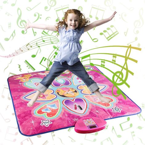 Tapis de jeu rythmique pour fille et garçon avec musique intégrée volume réglable jouet de danse pour enfant éveil musical (1/5)