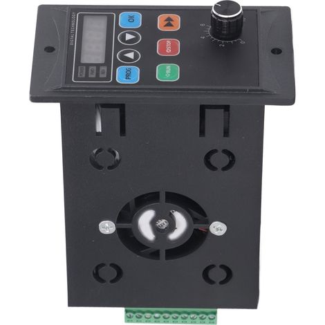 Variateur de vitesse 120W monophasé 176‑264V, sortie triphasée 0‑220V avec écran LED (1/5)