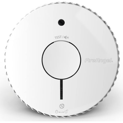 FireAngel FA6115-FRT Rilevatore di fumo ottico certificato NF, Rilevatore di incendio per casa e roulotte, durata di 10 anni, sostituisce ST-625 (1/5)
