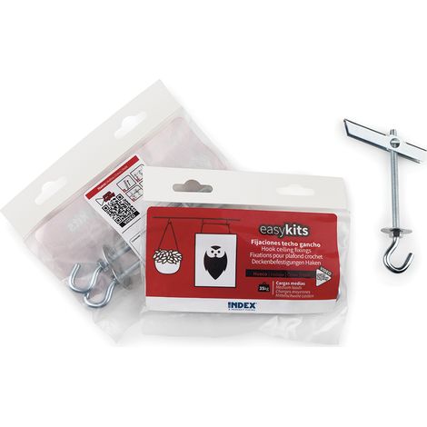 EASYKIT FIXATIONS PLAFOND CROCHET - CREUX EKHUEFTG ( 12 u.) (1/2)