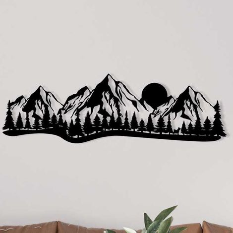 Enzo Accessoire mural décoratif en métal  100 % métal  68 x 21 (1/5)