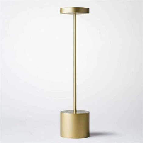 3W Wireless LED Table Lamp, 3000K 200LM Lighting, 1800mAh Battery, Modern Design for Bedroom and Restaurant