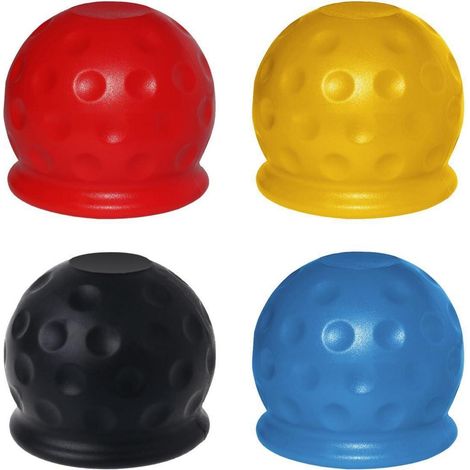 4er Set Anhängerkupplung Abdeckung 50mm Gummi Schutzkappe für Kugelgelenk (1/5)