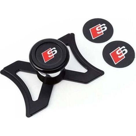 Support de téléphone magnétique pour Audi A3 S3 8V 20013-2019, support de téléphone pour prise d'air de voiture, verrouillage automatique par gravité, hayon stable en aluminium, vue ré (1/4)