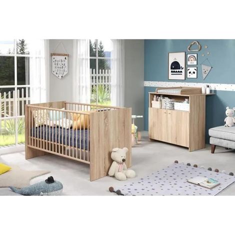 Trend-Team NIKO Duo Baby-Möbel Eiche Natur