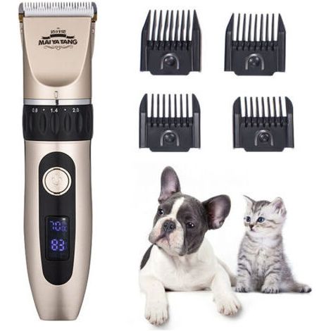 Hundeschermaschine – Hundehaartrimmer, elektrische Tierhaarschermaschine, Hundehaarschneider, Katzenhaarschneider, Pflegeset
