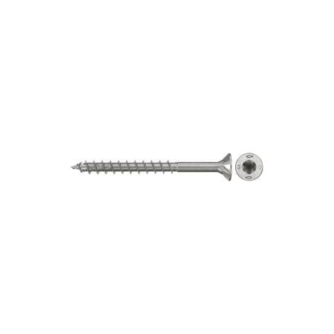 fischer Spanplattenschraube PowerFast FPF II CTP 4,0 x 45 A2 110 Senkkopf Innenst. TX Teilgew. Edelstahl A2 - 577789 (1/5)