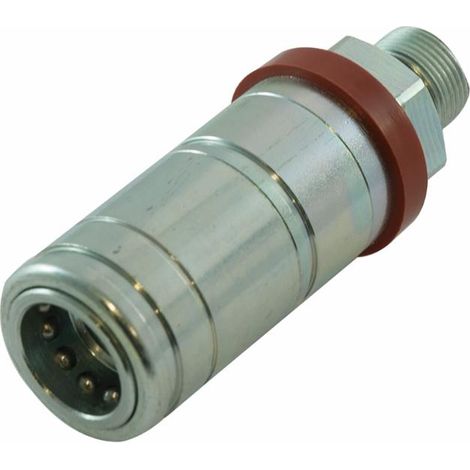 Attacco rapido originale Faster femmina push-pull M22x1,5 adattabile a rif,orig,Massey Ferguson 3794298M1 e 3794298M2 (1/2)