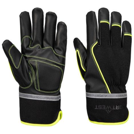 Guante mecánico impermeable de PU Cold 450 PORTWEST A753 XXL Negro (1/2)