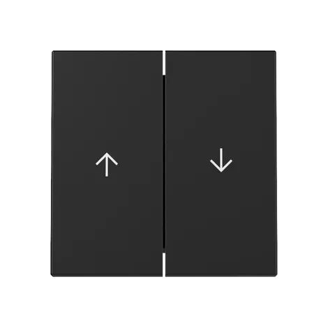 Gira Bilanciere 2f Freccia System 55 Nero m [3294005], 3294 005