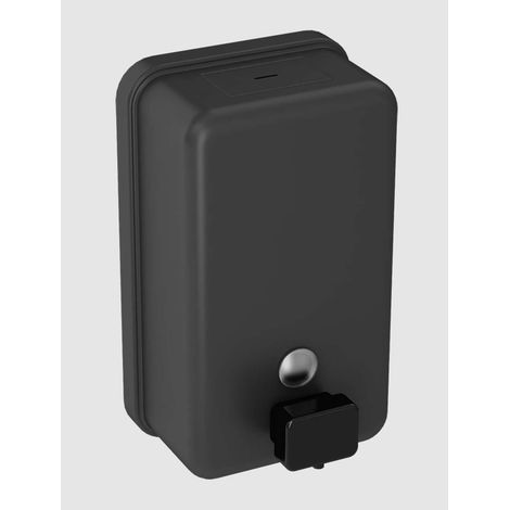Sanela - Dispenser di sapone con supporto, nero opaco SLZN 39V (1/2)