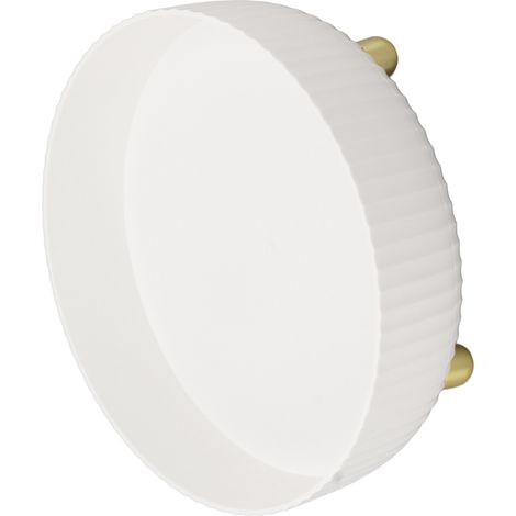 Étagère de rangement rotative à 360° - Organisateur rond pour cosmétiques et épices - Petit modèle blanc (1/5)