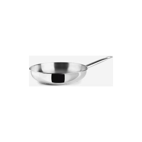 FPLUS sarten inox ebbe 28 cm ibili , Sartén resistente y duradera fabricada en acero inoxidable 18/10.
Cuenta con fondo capsulado con núcleo de aluminio sellado por impacto, que ga