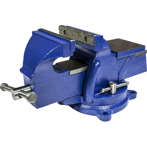 Morsa da banco SOGI MB-150 con base girevole in ghisa e acciaio - ganascia 150 mm - apertura 200 mm, Larghezza ganascia  150 mm (1/5)