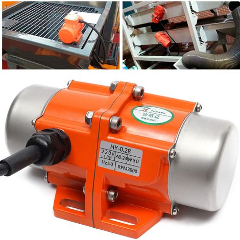 Moteur vibrant 1 phase 50W vibrateur asynchrone vibrant pour L'exploitation minière, charbon 220V 3000 tr / Min (1/5)