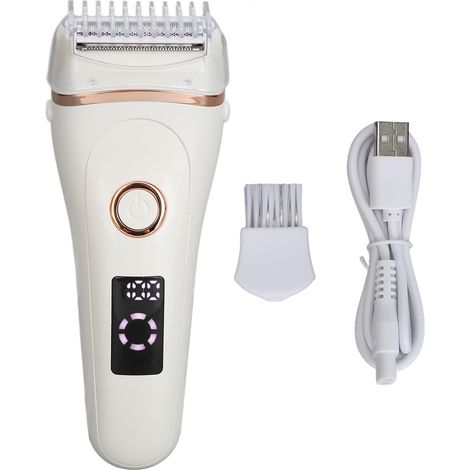 Tondeuse électrique pour Bikini pour Femmes, épilateur Numérique Compact et Multifonctionnel pour épilation Humide et Sèche, pour le Visage Pubien, les Aisselles et les Jambes (1/5)