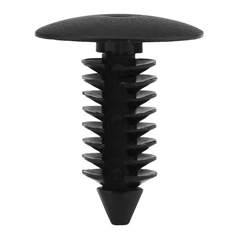Aramox Rivet Plastique Attache de porte de voiture garniture de porte de voiture universelle Rivets de pare-chocs vis de clip clips de retenue de fixation de pression noir (1/5)