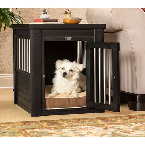 Jaula para Perros Confort Modelo Arkansas - Perrera de Interior - Cuatro Colores y Tres tamaños a Elegir (Negro, S (60,5x46,2x56,4cm)) (1/2)