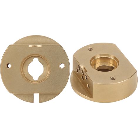 Lot de 2 masses d'équilibrage internes en laiton pour jantes Beadlock RC, compatibles avec Axial Wraith 90018 (1/5)
