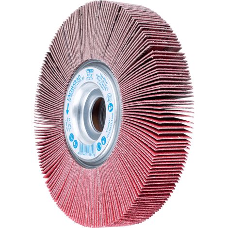 PFERD TOOLS Lamellenschleifrad FR Ø 165x30mm Bohrung Ø 25,4 mm CO-COOL80 für kühlen Schliff auf Edelstahl 2 Stk