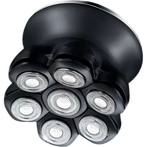 Rasoir Electriques Hommes, 7D Rasoir Tete Chauve Homme, Tête Magnétique Tondeuse Barbe Homme, Tondeuse à cheveux portable étanche sèche humide, avec écran LED (1/5)