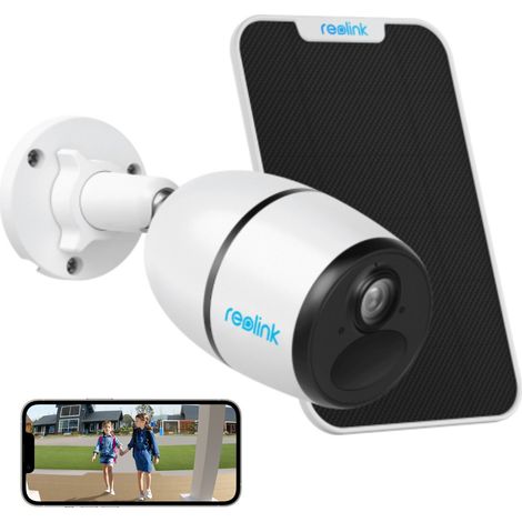 Reolink – Caméra de surveillance extérieure 4MP 3G/4G LTE – Vision nocturne jusqu'à 10m – Détection intelligente – Alimentation sur batterie ou panneau solaire (1/5)