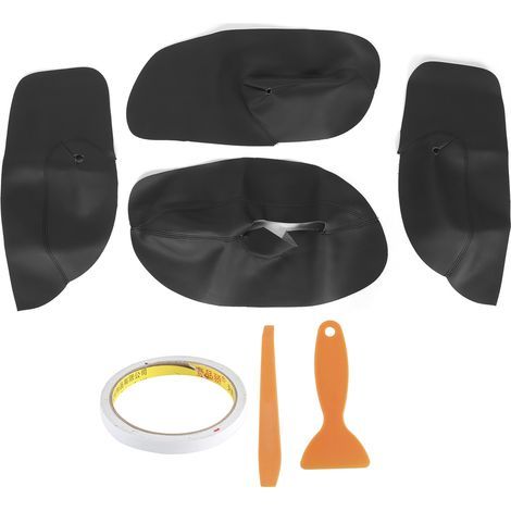 Housse pour voiture, revêtement durable pour accoudoir pour porte de voiture, résistant à la corrosion pour modèles MK4 1998-2006 à 4 portes modèles Bora 1998-2006 à 4 portes. (1/5)