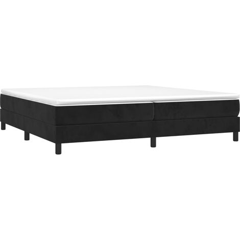 Boxspringbettgestell Schwarz 200x200 cm Samt vidaXL (1/4)