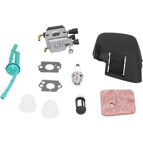 Einfach zu montierender Aluminium-Vergasersatz, Ersatzluftfilter für STIHL FS45, FS46, FS55, FS55R, FC55, kompatible 38-mm-Abdeckung (1/5)