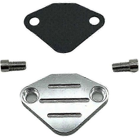 Plaque d'obturation pour vanne EGR, papillon des gaz TBI, pour GMC Chevy C3500 C1500 C2500, argent (1/5)
