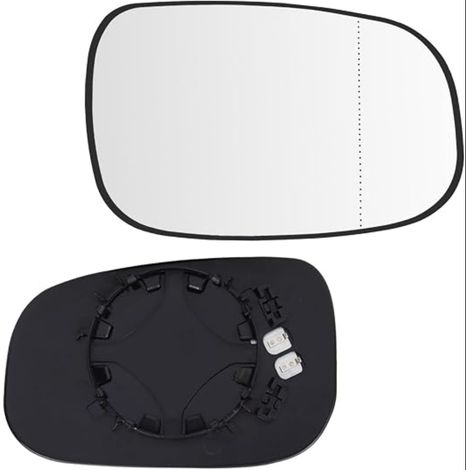 Verre de Rétroviseur Droite Compatible avec C30 C70 2006-2009 S40 S60 S80 V50 V70 Glace Retroviseur Exterieur avec Chauffant et Plaque de Support (1/5)