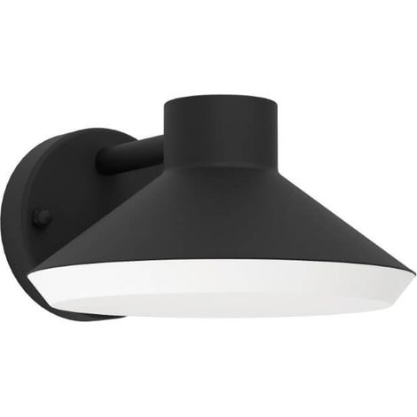 Lampe murale Ninnarella Steel Black Gu10 1x4.6w IP44 L: 20,5 cm H: 11cm (1/3)