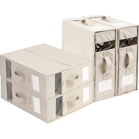 Boîte Rangement Drap de Lit avec Fenêtres (1/5)