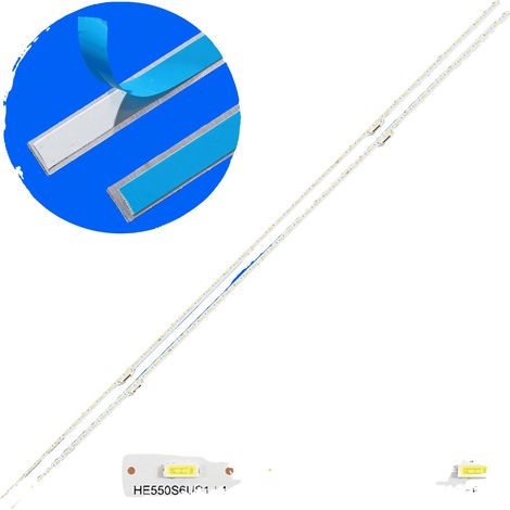 LED-Hintergrundbeleuchtungsstreifen, 56 LEDs, 6V Spannung, Weißes Licht (1/5)