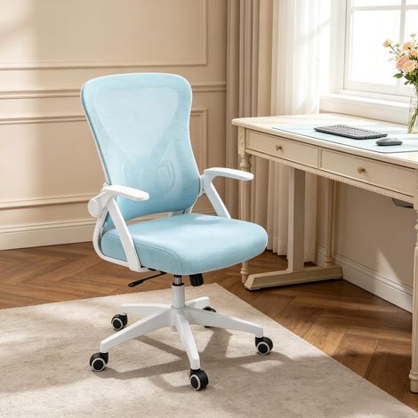 Sedia da ufficio ergonomica con schienale regolabile, sedia girevole confortevole, sedia moderna per postazione di lavoro, sedia da scrivania versatile (solo con 1 sedia da scrivania) (1/5)