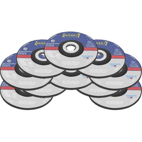 Jeu de meules à ébarber ∙ 125 x 6 x 22,23 mm (5 x 1⁄4 x 7⁄8″) 9233-011/10 ∙ 10 pièces (1/2)