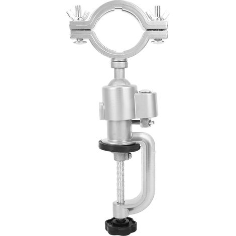 Support de perceuse électrique rotatif à 360° pour meuleuse, avec pince d'établi (1/5)
