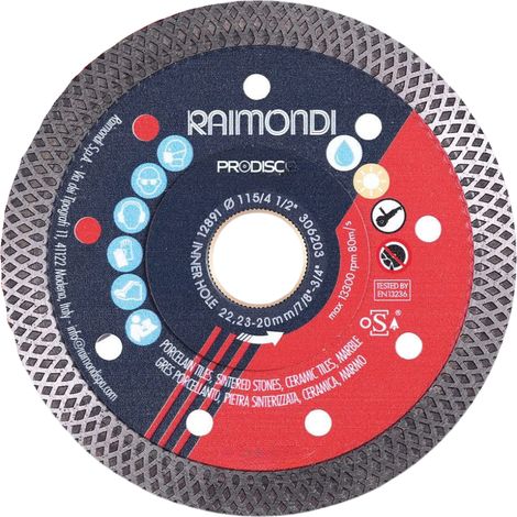 Disco diamantato turbo pro-disc Ø 125 mm f22.2-20 per smerigliatrice (1/5)