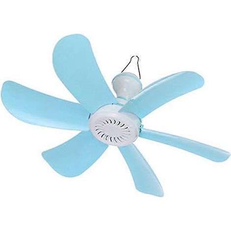 Ventilateur de plafond alimenté TimingHanging Fan pour lit de camping Dormito Us Plug C (1/5)