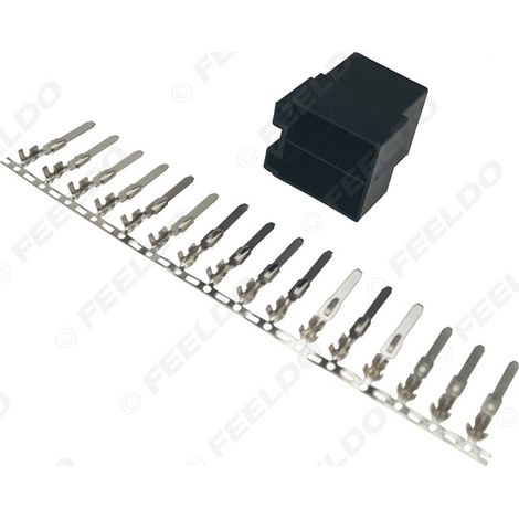 Compatible with 16-pin power cables for Volkswagen/Peugeot/Chery/Great Wall/Kia speakers, with ISO audio-visual modification plug. (1/5)